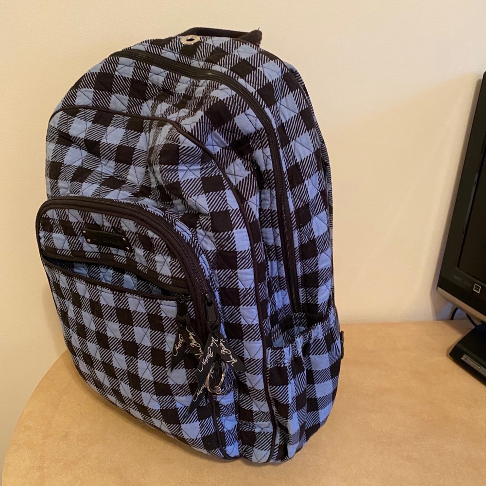 Plaid quilted Vera Bradley backpack